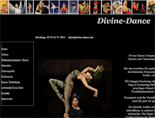 Tablet Screenshot of divine-dance.de